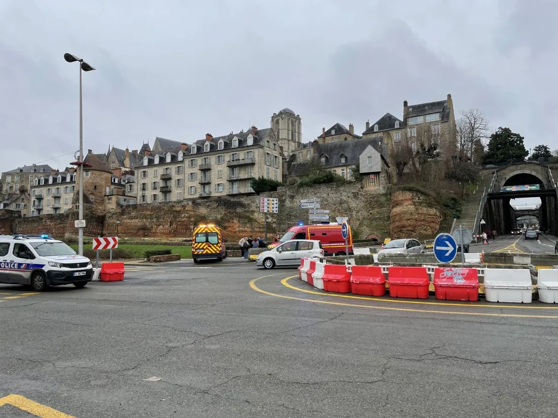 Accident ce lundi 10 janvier au Mans